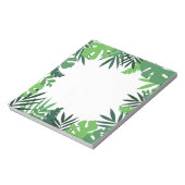 パーム環境にやさし葉、熱帯のジャングルの葉 ノートパッド (回転)