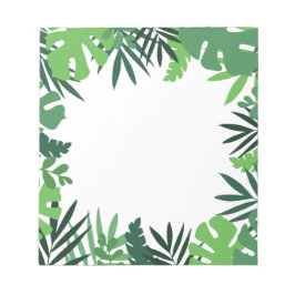 パーム環境にやさし葉、熱帯のジャングルの葉 ノートパッド