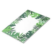 パーム環境にやさし葉、熱帯の緑のジャングル ノートパッド (アングル)