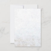 パーム素朴ツリービーチ宛先ウェディング 出欠カード (裏面)