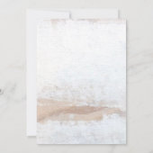 パーム素朴ツリービーチ宛先ウェディング 招待状 (裏面)