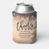 パーム結婚ツリーを愛する応援ストリングライト 缶クーラー (缶裏面)