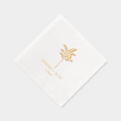 パーム結婚ツリー 箔ナプキン (右)