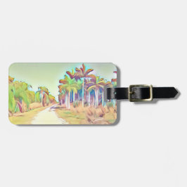 パーム絵を描ロード ラゲッジタグ