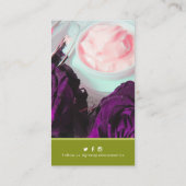 パーム美しい衛生会社の写真カスタム 名刺 (裏面)