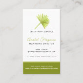 パーム美しい衛生会社の写真カスタム 名刺 (正面)