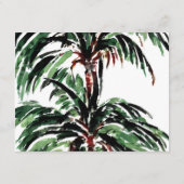 パーム色彩の鮮やかツリービーチ結婚式披露宴詳細 エンクロージャーカード (裏面)