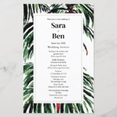 パーム色彩の鮮やかツリーモダンビーチ結婚式 (正面)