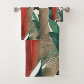 パーム葉のミュート バスタオルセット (インサイチュ)