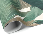 パーム葉のミュート ラッピングペーパー (ロールコーナー)