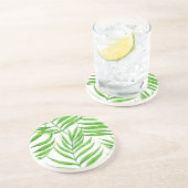 パーム葉の水色 コースター (側面)