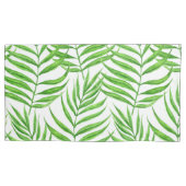 パーム葉の水色 枕カバー (正面左)