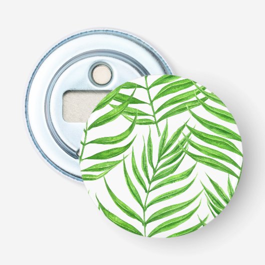 パーム葉の水色 栓抜き (正面)