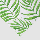 パーム葉の水色 薄葉紙 (詳細)