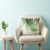 パーム葉グリーンビベス#9 クッション (椅子)