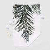 パーム葉シルエット ゴルフタオル (インサイチュ)