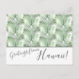 パーム葉ズがハワイのはがきを移動 ポストカード
