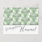 パーム葉ズがハワイのはがきを移動 ポストカード (正面)