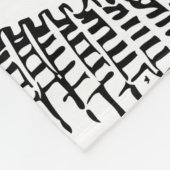 パーム葉ツリー抽象芸術のパターン フリースブランケット (角)