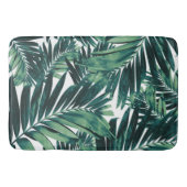 パーム葉パター愛#1 #tropical #wall #decor バスマット (正面)