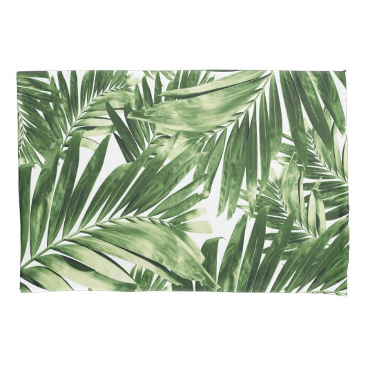 パーム葉パター愛#2 #tropical #wall #decor 枕カバー (正面)