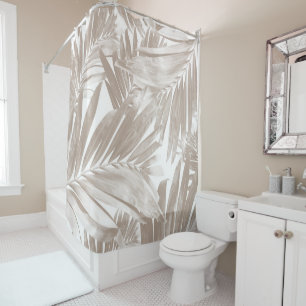 パーム葉パター愛#4 #tropical #wall #decor シャワーカーテン