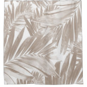 パーム葉パター愛#4 #tropical #wall #decor シャワーカーテン (正面)