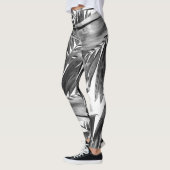 パーム葉パター愛#6 #tropical #wall #decor レギンス (左)