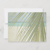 パーム葉ビーチリハーサルディナー 招待状 (裏面)