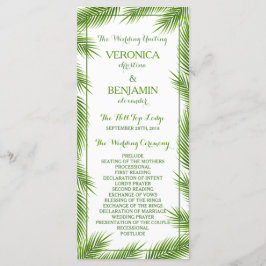 パーム葉ビーチ結婚式計画 プログラム