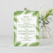 パーム葉ビーチ結婚式 メニュー (スタンド正面)
