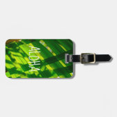 パーム葉プライド，カパ，カウアイ，ハワイ – アロハ ラゲッジタグ (正面横)