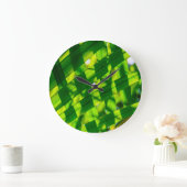 パーム葉プライド，カパ，カウアイ，ハワイ ラージ壁時計 (ホーム)