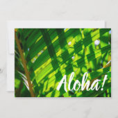 パーム葉プライド，カパ，カウアイ，ハワイ 招待状 (正面)