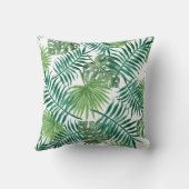 パーム葉プリントクッション クッション (裏面)