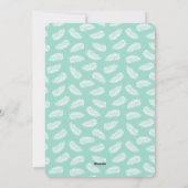 パーム葉ミレカリキマカファミリー写真クリスマス シーズンカード (裏面)