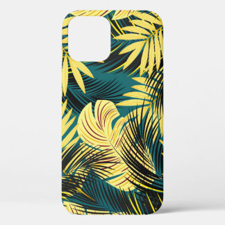 パーム葉ヴィンテージ熱帯 iPhone 12ケース