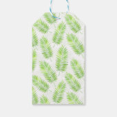 パーム葉模様 ギフトタグ (裏面)