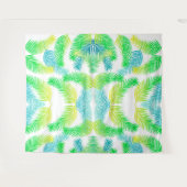 パーム葉模様 タペストリー (正面(横))