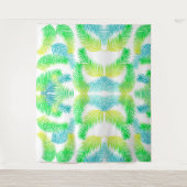 パーム葉模様 タペストリー (正面)