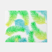 パーム葉模様 ドアマット (正面)