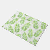 パーム葉模様 ドアマット (アングル)