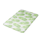 パーム葉模様 バスマット (アングル)