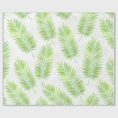 パーム葉模様 ラッピングペーパー (フラット)