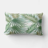 パーム葉熱帯ジャングル ランバークッション (正面)