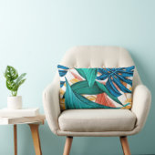 パーム葉装飾用クッション ランバークッション (椅子)