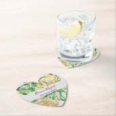 パーム葉金ゴールド熱帯性金ゴールド砂 ペーパーコースター (インサイチュ)