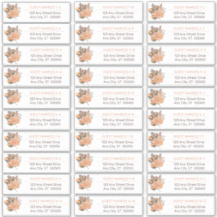 パーム葉  あじさい開花の一覧 シール