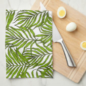 パーム葉 キッチンタオル (四つ折り)