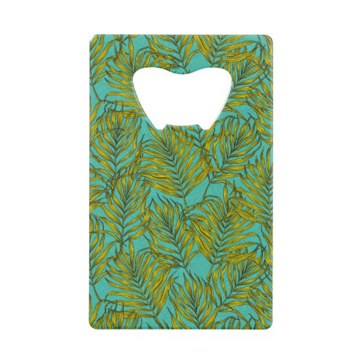 パーム葉 クレジットカード栓抜き (正面)